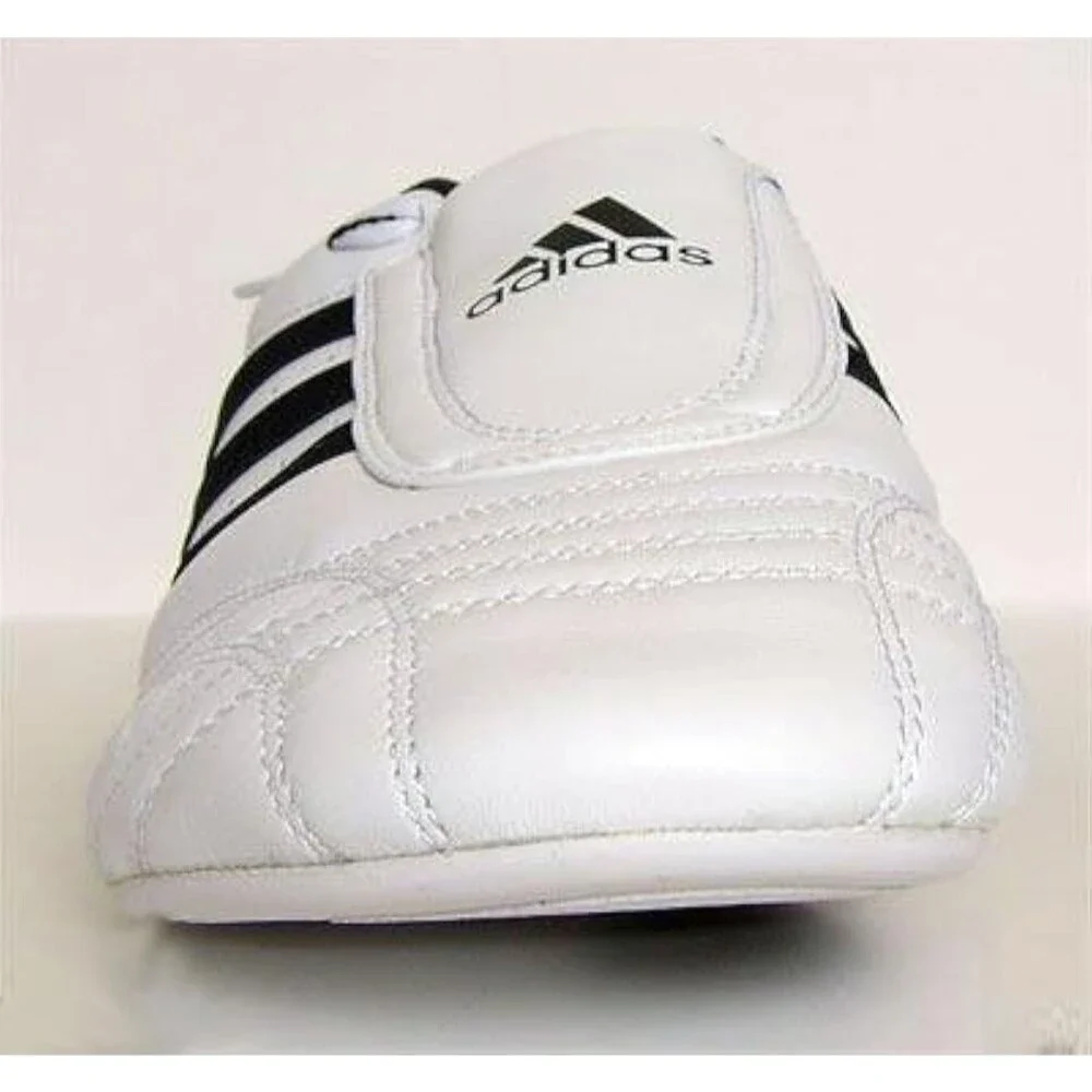 adidas SM II Low Cut Martial Arts Taekwondo, Karate, Kung fu Shoes (White/Black)